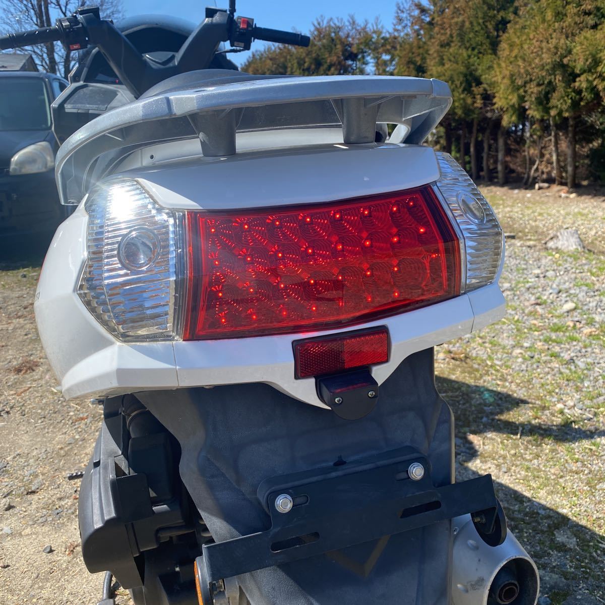 通勤通学ツーリングに wacox-H1 125cc スクーター 実働 書付き 低走行 ワコックス 山形 宮城 秋田 新潟 福島 マジェスティ フュージョン 6