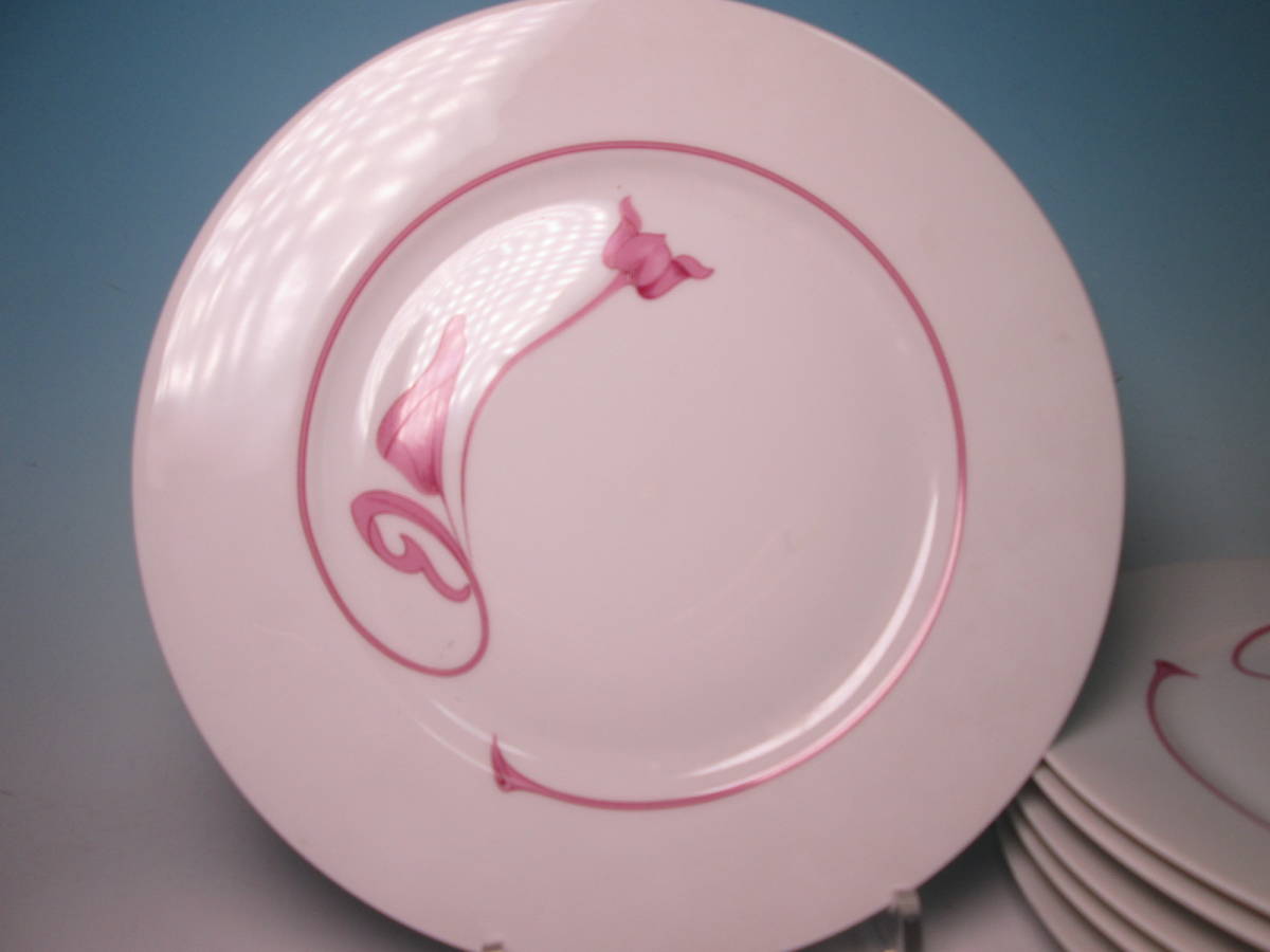 陶芸 ☆フランス料理 Limoges リモージュ MAXIM'S ピンクプレート DE