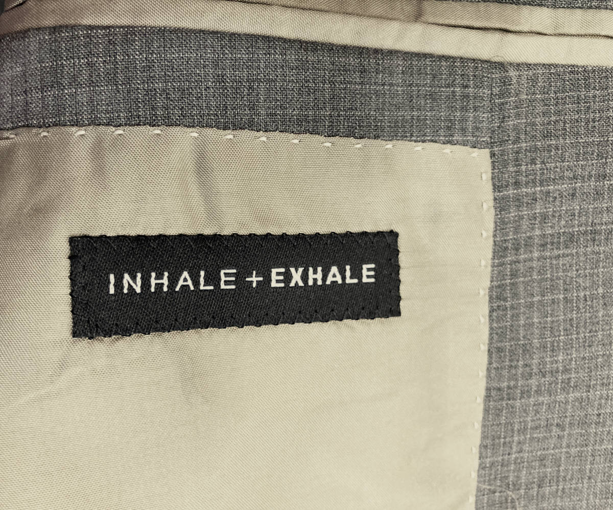 【only】INHALE EXHALE シングルスーツ (ジャケット + パンツ) Lサイズ　 グレーチェック ★中古品_画像7