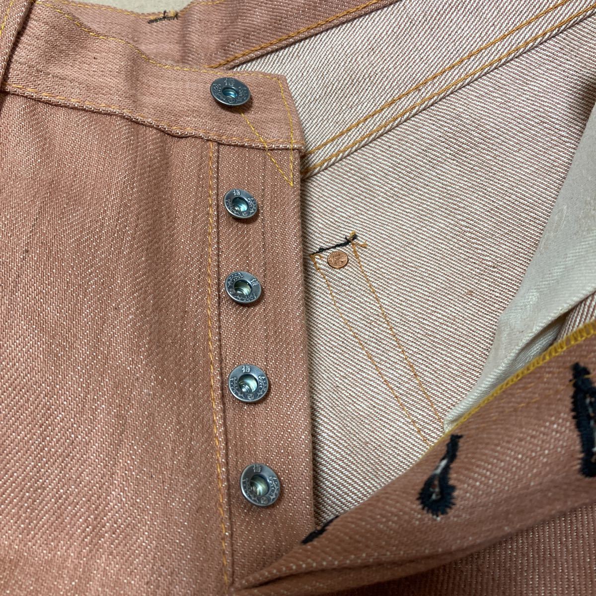 未使用】SAMURAI JEANS サムライジーンズ 柿渋染 S5000KA W35 24oz