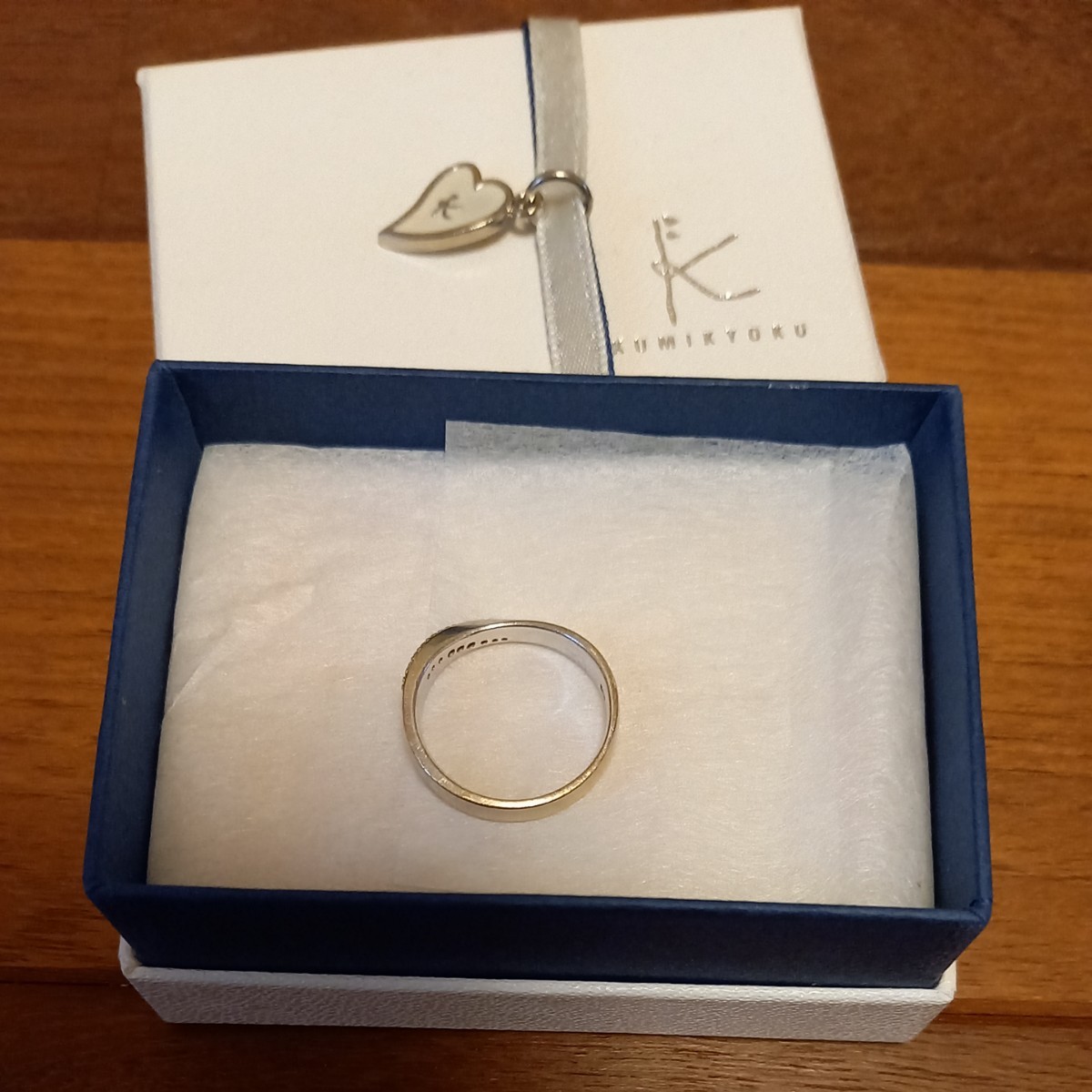 正規 KUMIKYOKU 9 号 10金 刻印あり 結婚指輪 シンプル 日常使い