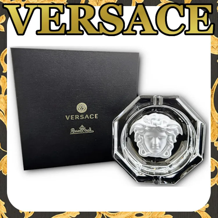 新品】VERSACE MEDUSA LUMIEREL 灰皿 16cm | coloradocreativecorridor.com