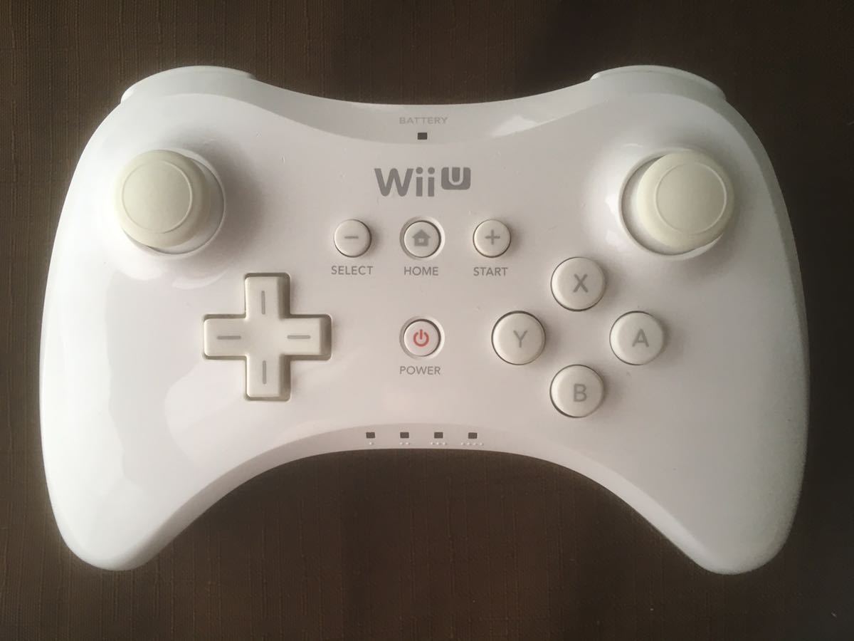 WiiU Wii U PROコントローラー WUP-005 shiro 白 充電ケーブル WUP-018 純正品 /送料520円  Nintendo(アクセサリ、周辺機器)｜売買されたオークション情報、yahooの商品情報をアーカイブ公開 - オークファン（aucfan.com）