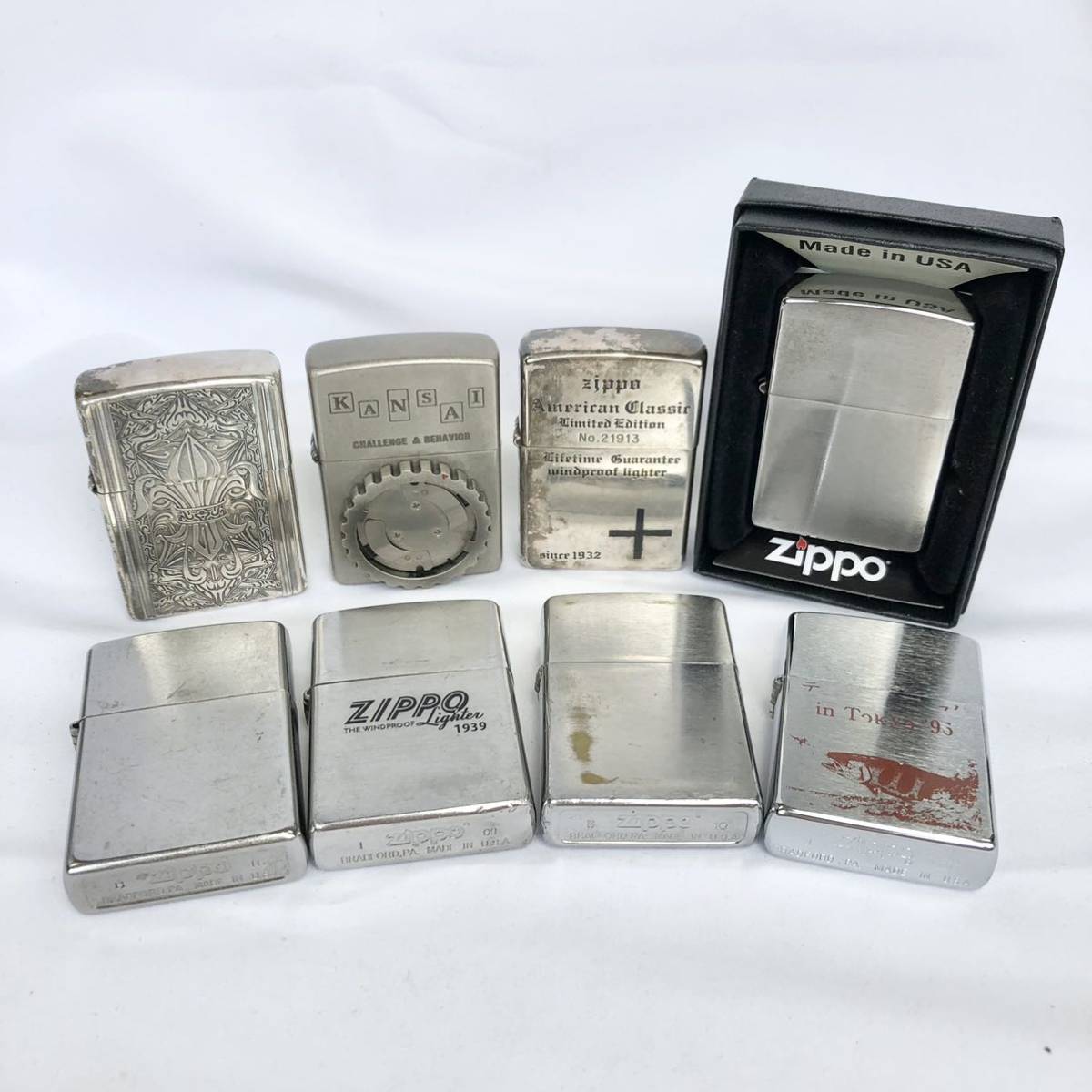 ヤフオク! - ☆ZIPPO 8点まとめ☆ジッポー ジッポ シルバー si...