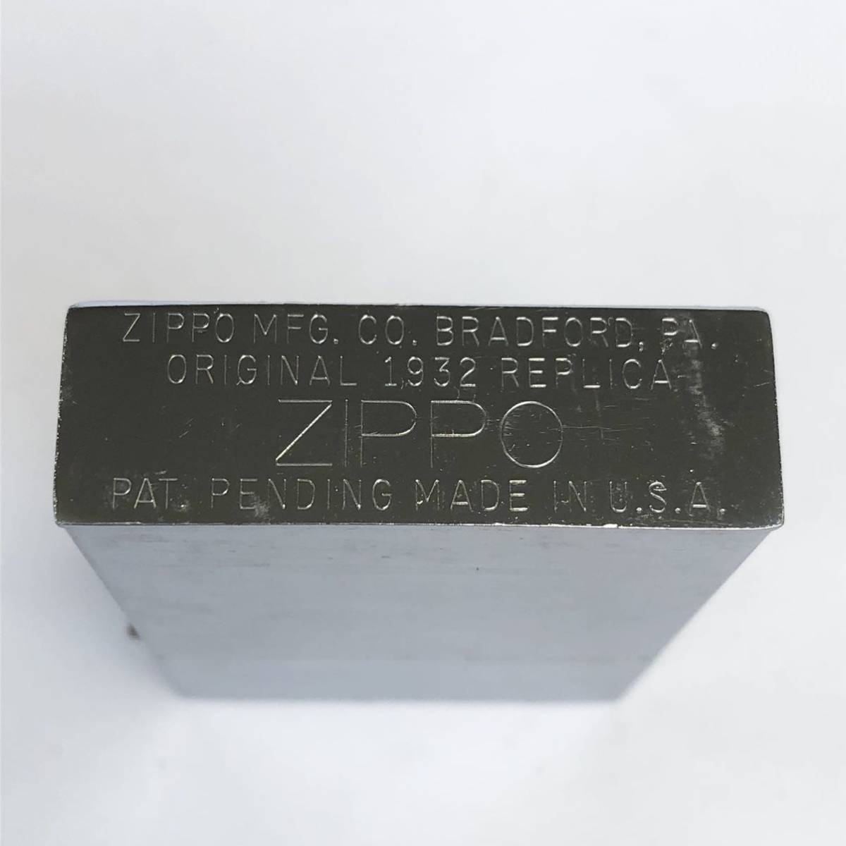 n TK★ZIPPO 1932 replica★ジッポ ジッポー レプリカ 復刻 ジッポー シルバー silver 初期 オイル ライター シンプル オリジナル CE0/DA0_画像3