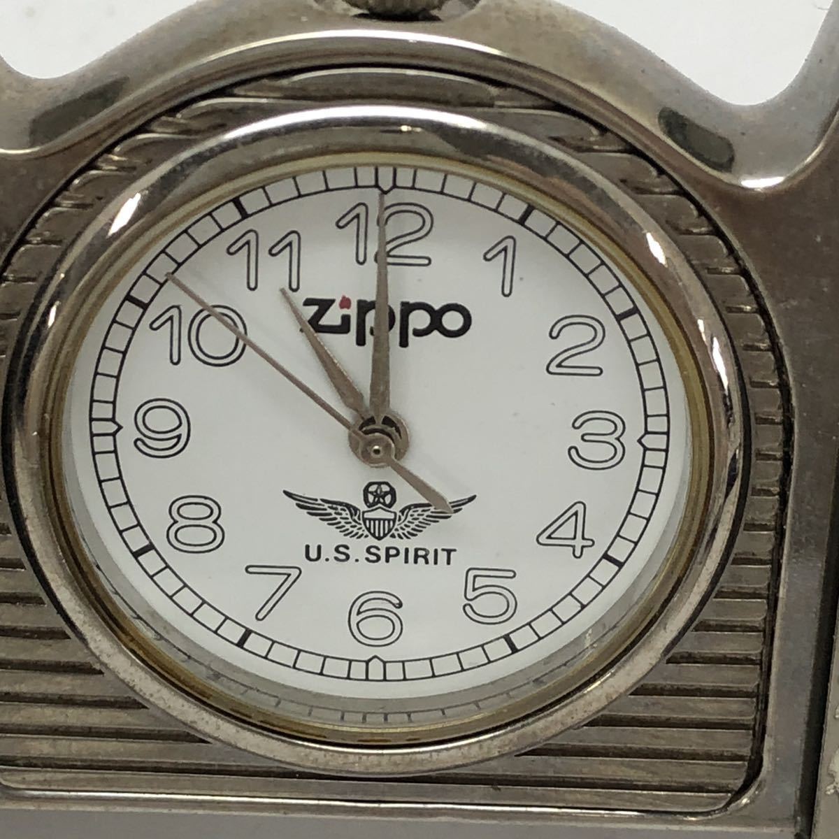 TK-52★ジッポ ライター型時計 ★ZIPPO /TIME TANK /置時計 /ポケットクロック/POCKET CLOCK/現状不動/動作未確認/アメリカ/CE0 DA0