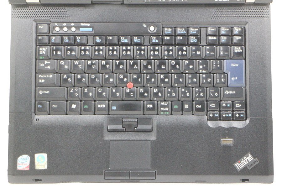 Lenovo ThinkPad T61 Core2Duo T7300 2GHz/2GB/250GB/Combo/15.4W/WSXGA+/XP/NVS 140M バッテリー完全消耗 ヒンジ破損 【548213549】_画像2