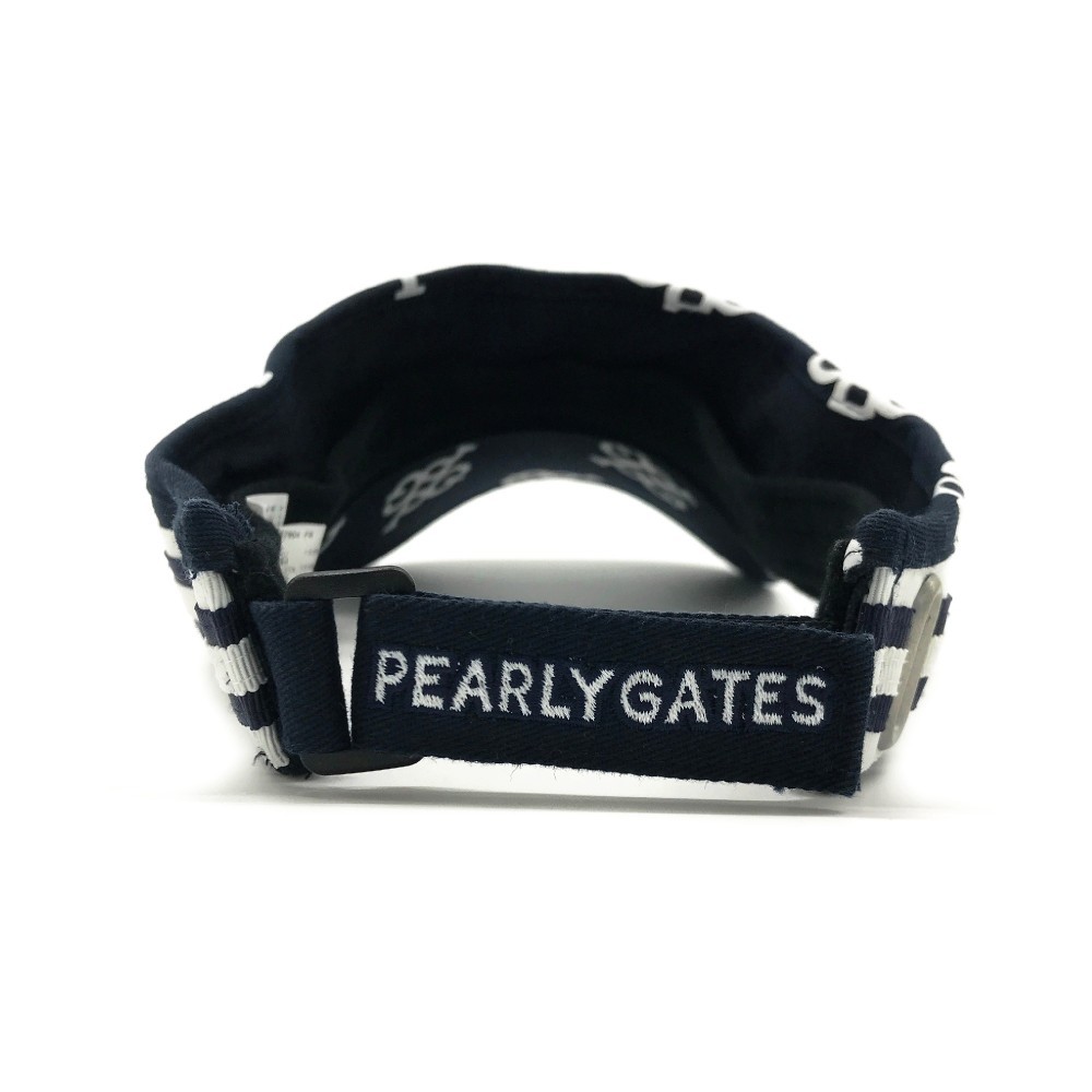 【即決】PEARLY GATES パーリーゲイツ サンバイザー ネイビー系 FR [240001719714] ゴルフウェア_画像3