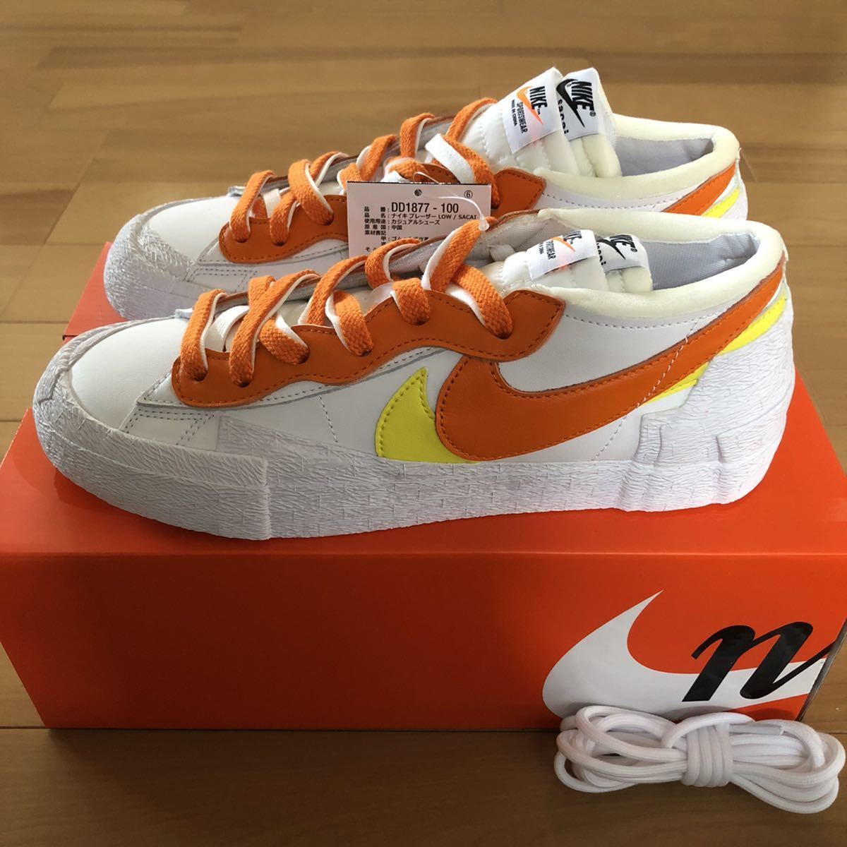 ヤフオク! - NIKE BLAZER LOW SACAI ナイキ サカイ ブレーザ...