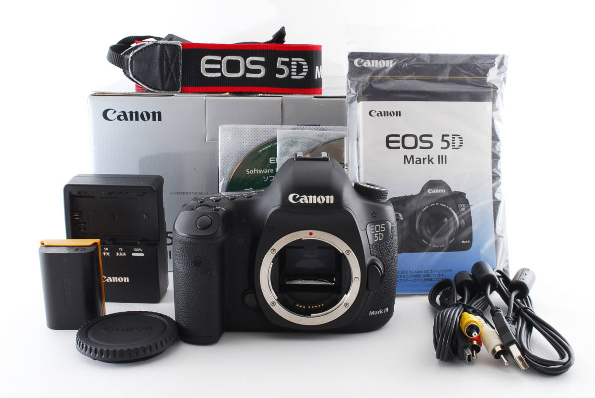 完動品/ 箱付き Canon EOS 5D MARK III Digital SLR Camera Body in 