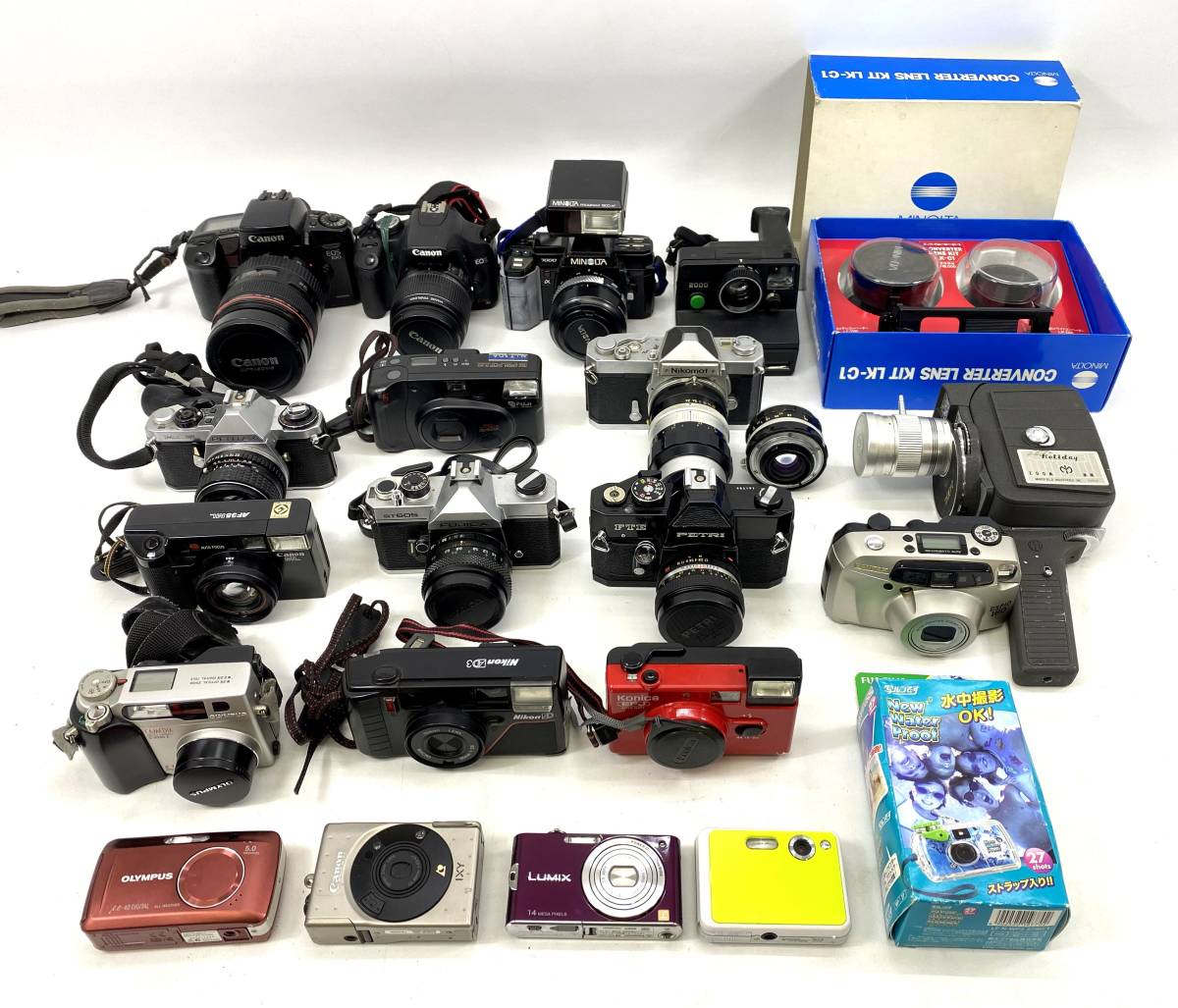 ◇【ジャンク品】一眼レフカメラ デジカメ など メーカ色々 まとめ