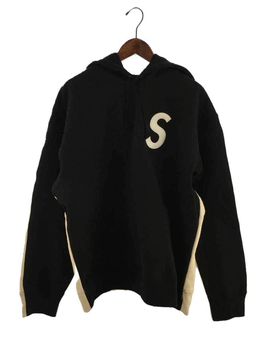 お買い得モデル Supreme◆パーカー/L/コットン/BLK/21AW/S Logo Sweatshirt Hooded Split Lサイズ