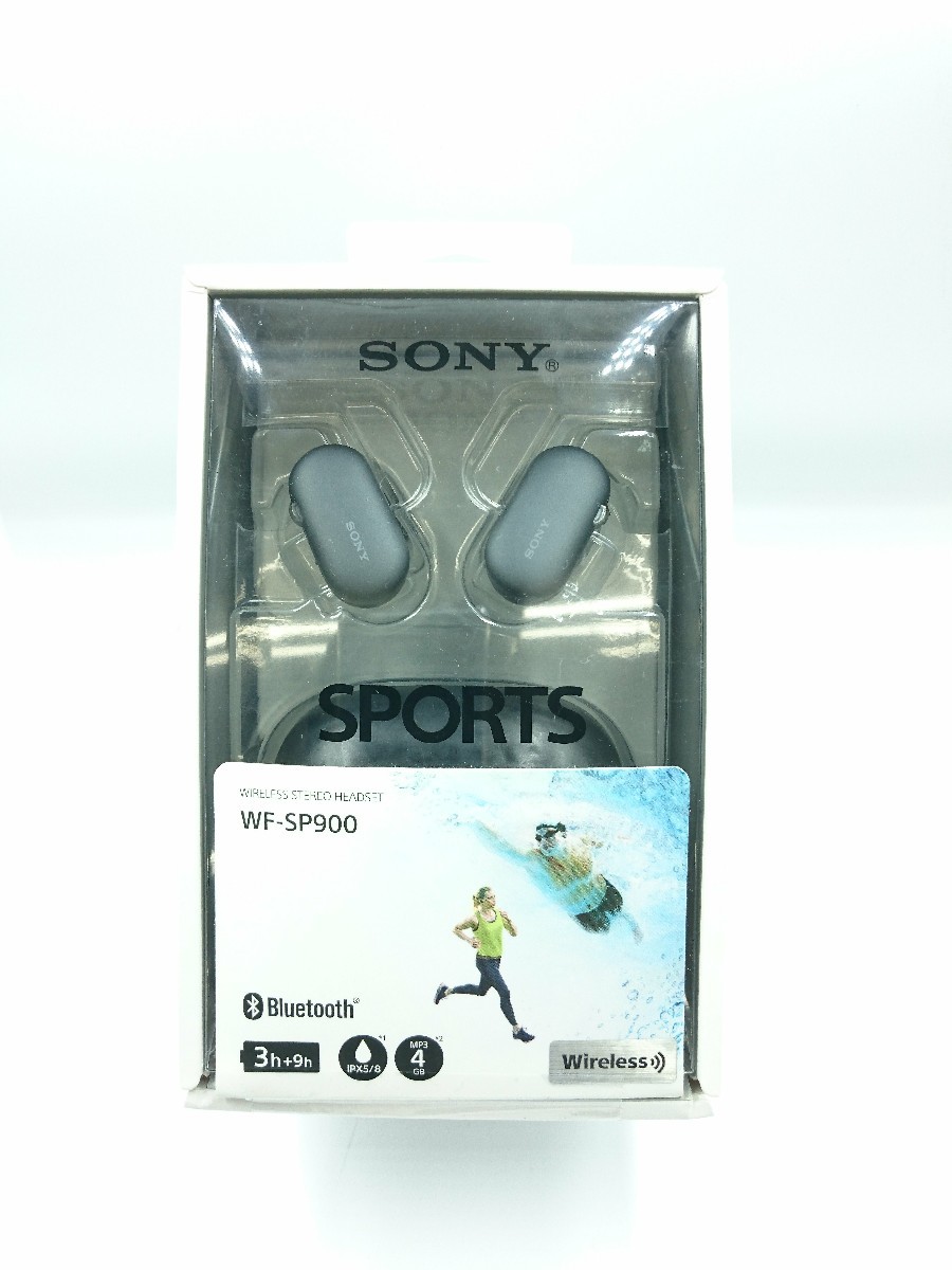 【予約販売品】 SONY◆イヤホン・ヘッドホン WF-SP900 (B) [ブラック]//カナル型 完全ワイヤレス Bluetooth ソニー