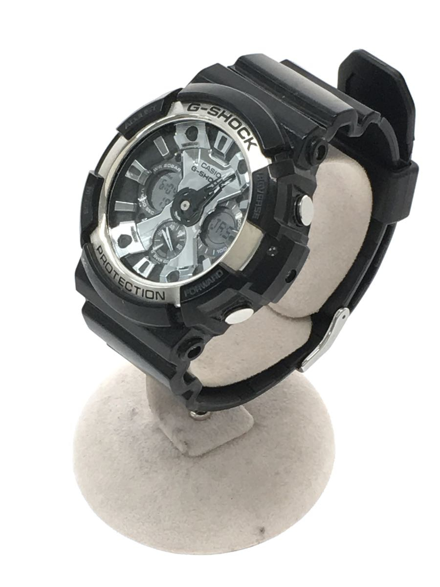 CASIO クォーツ腕時計 G-SHOCK/デジアナ/ラバー/BLK/5229(アナログ 