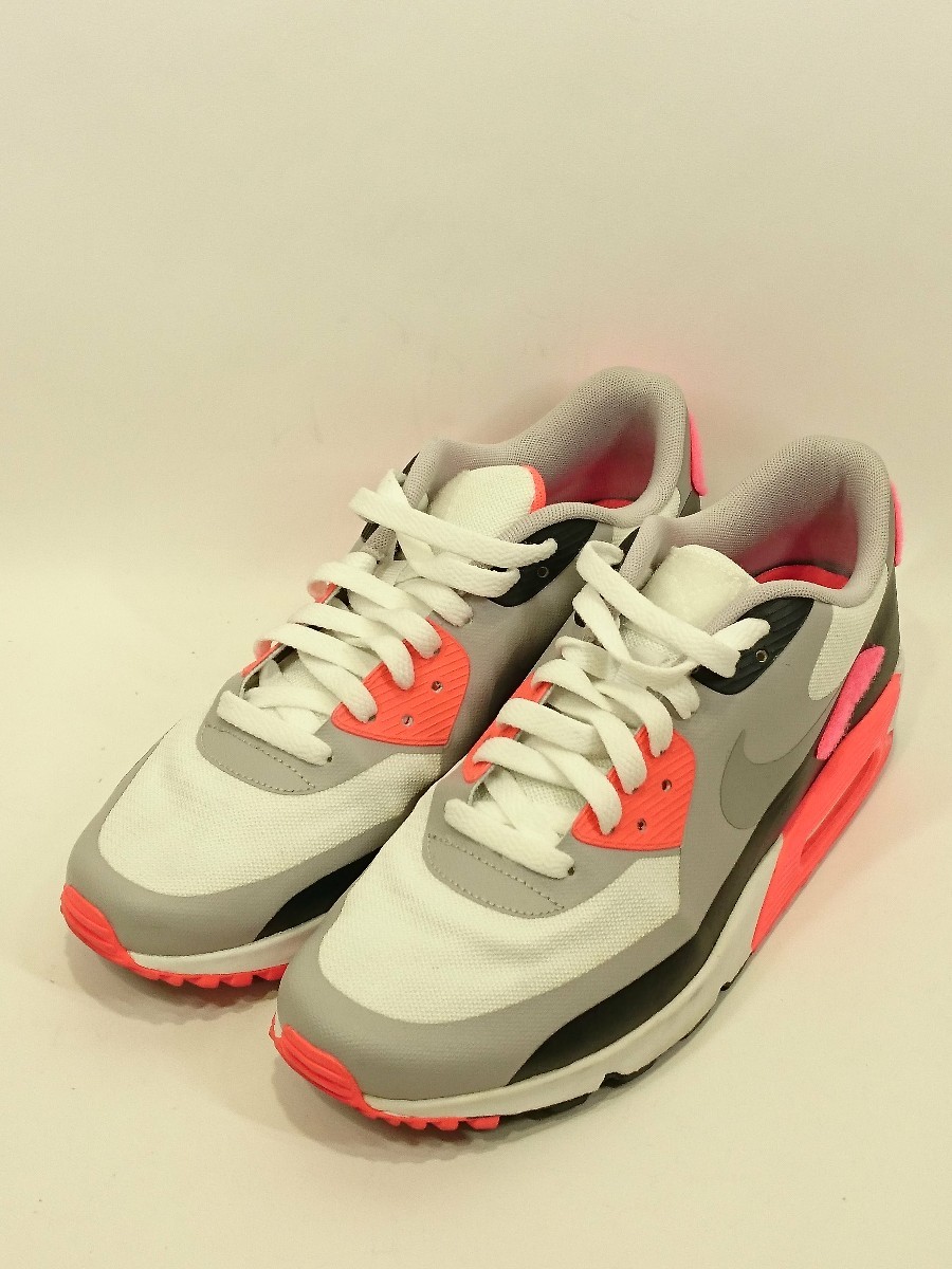 NIKE◆AIR MAX 90 V SP/エアマックス/グレー/746682-106/26cm/ベルクロ仕様/パッチ付_画像1