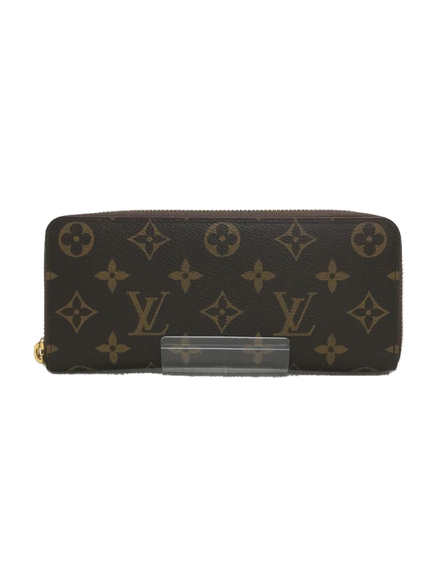 LOUIS VUITTON◇長財布/PVC/BRW/モノグラム/ポルトフォイユクレマンス