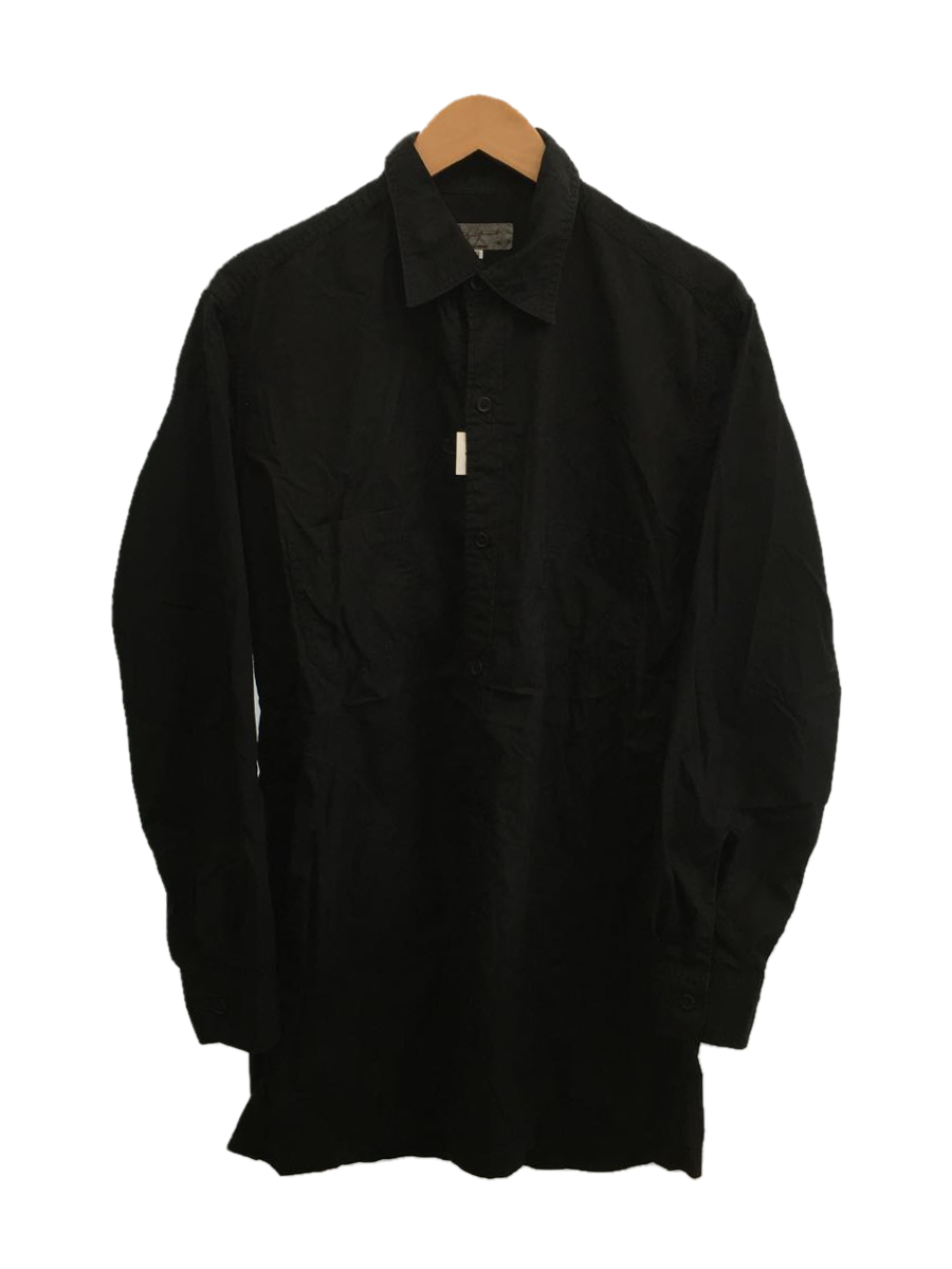 YOHJI YAMAMOTO◇長袖シャツ/3/コットン/BLK/HH-B03-001 | www.csi