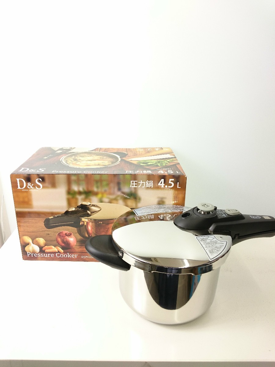 1617円 新作商品 DS DESIGNSTYLE Pressure Cooker 圧力鍋 DSPC6027 4.5L レシピ集付き