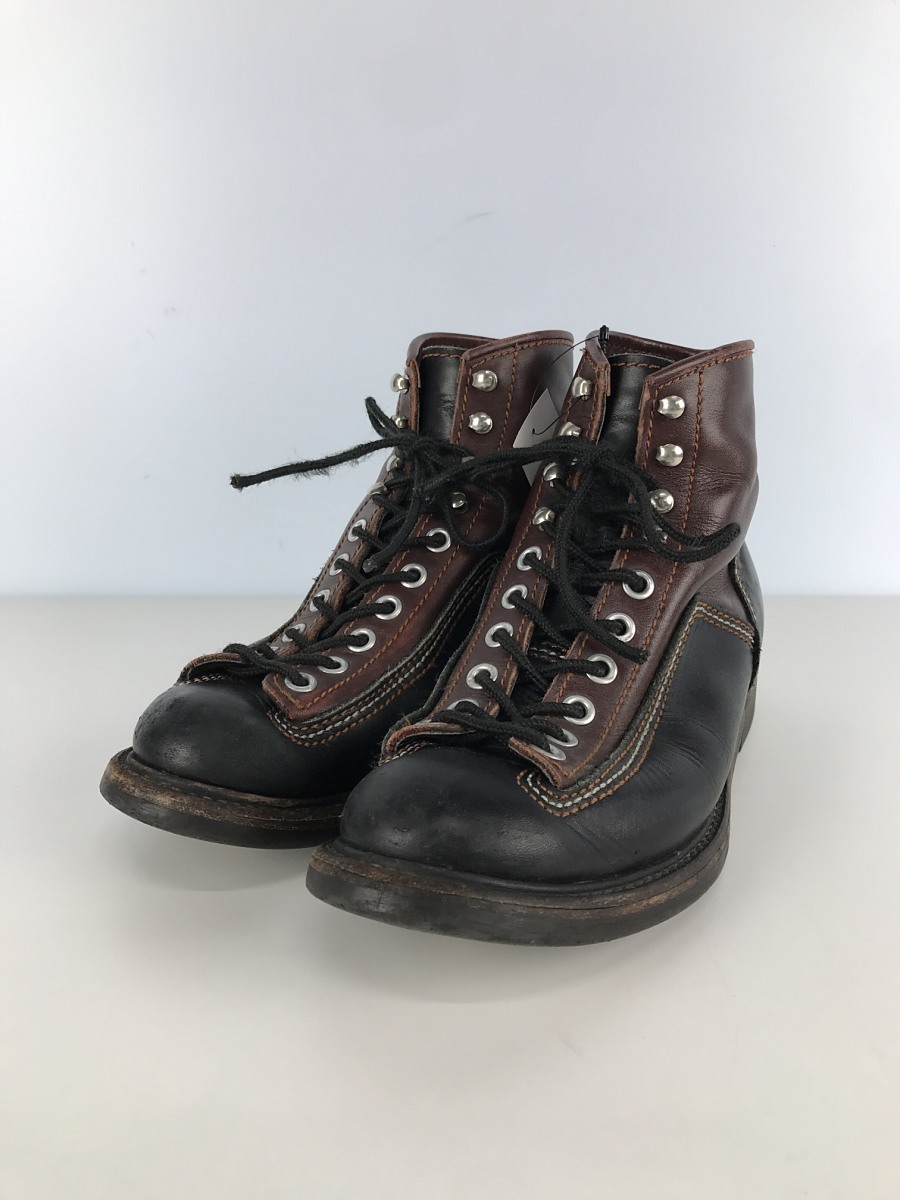LONE WOLF◇CARPENTER/ブーツ/US8/BLK/レザー/F01615 LONE WOLF◇CARPENTER/ブーツ/US8/BLK/レザー/F01615