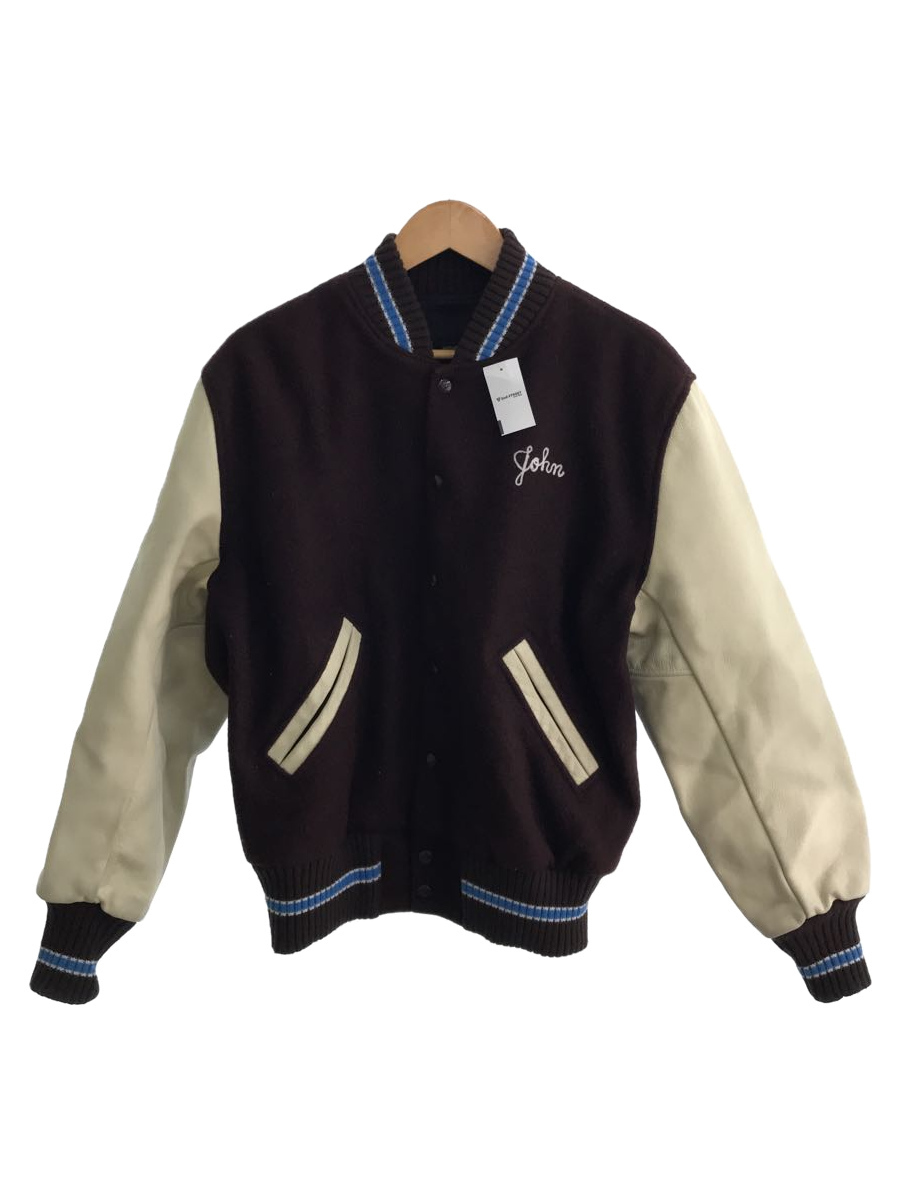 Allion AWARD Jacket 袖レザースタジャン/40/ウール/BRD cutacut.com