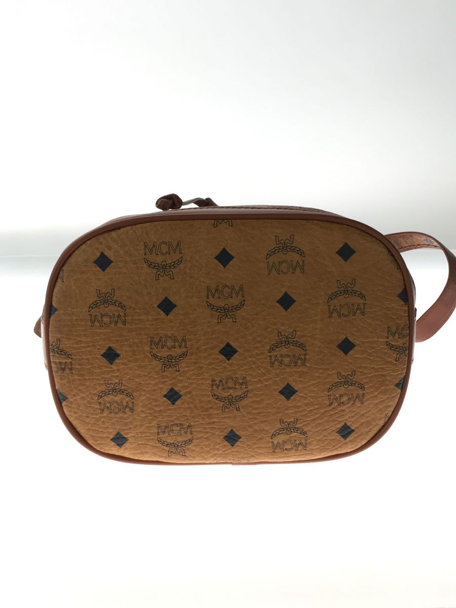 MCM◇レザー 巾着バッグ/ショルダーバッグ/レザー/CML/総柄 MCM◇レザー 巾着バッグ/ショルダーバッグ/レザー/CML/総柄