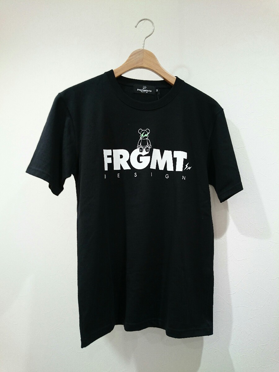 FRAGMENT DESIGN◇タグ付/Tシャツ/S/コットン/ブラック/フラグメント