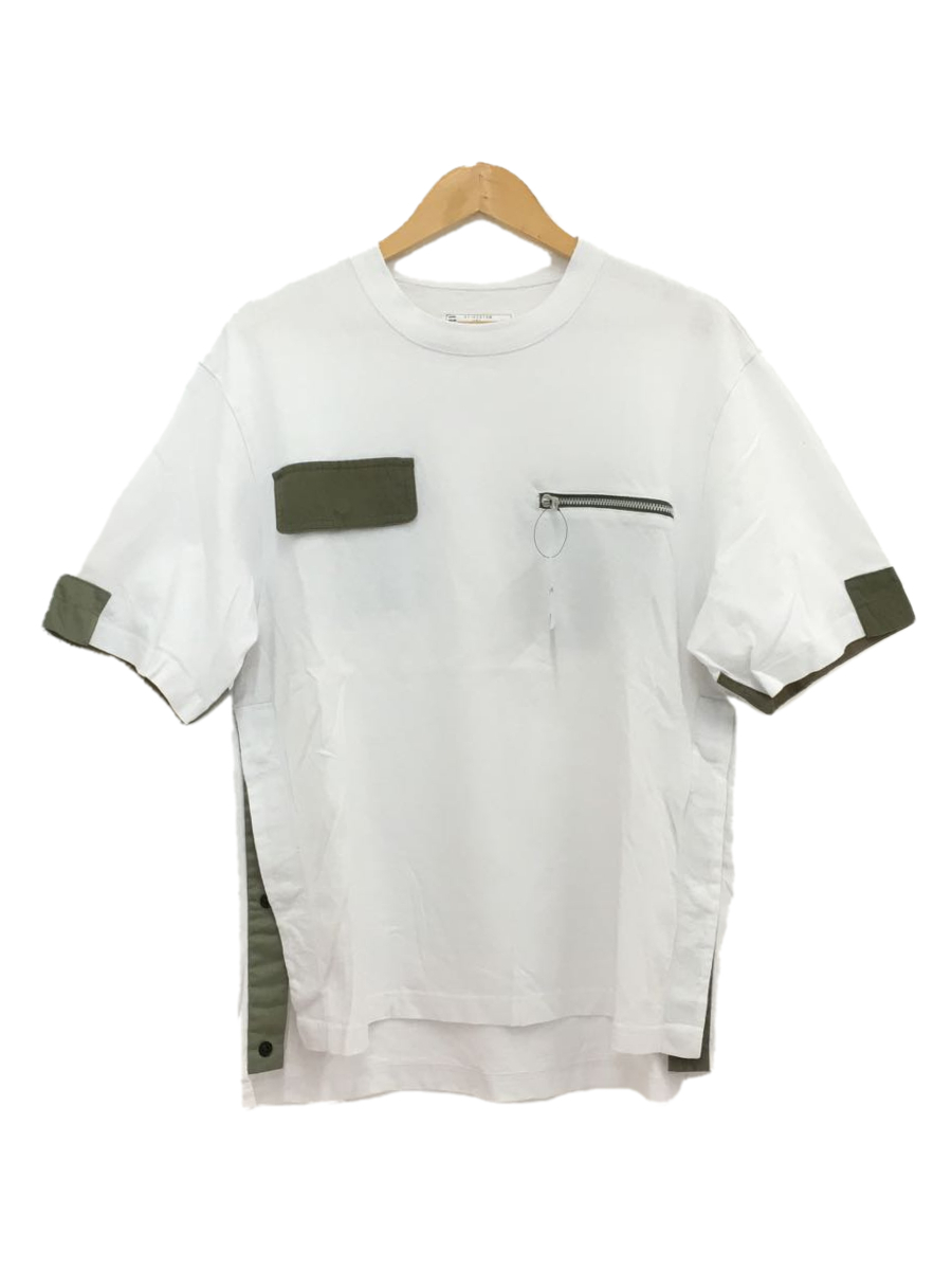 Sacai サカイ 21-02587M Cotton T-Shirt コットン白 | cprc.org.au