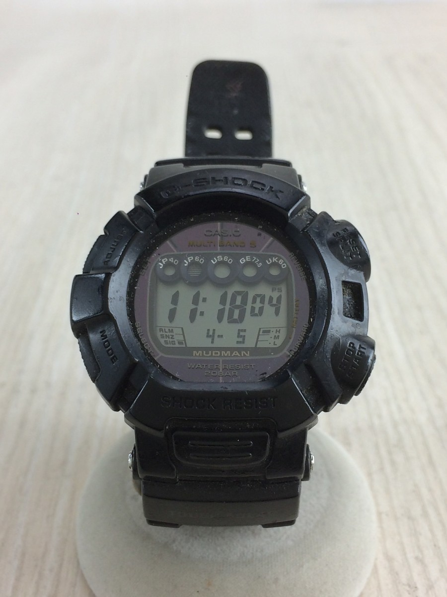 CASIO◆ソーラー腕時計・G-SHOCK/GW-9025C-1JF/デジタル/ブラック/黒/