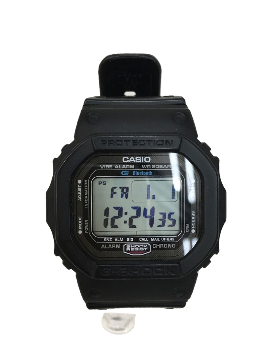 CASIO◆クォーツ腕時計・G-SHOCK/デジタル/BLK/腕時計/時計
