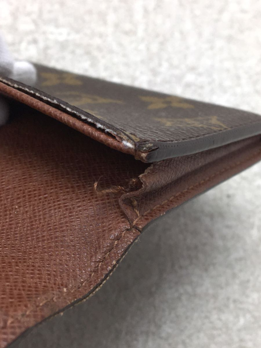LOUIS VUITTON◇アンヴェロップ・カルトドゥヴィジット_モノグラム_BRW