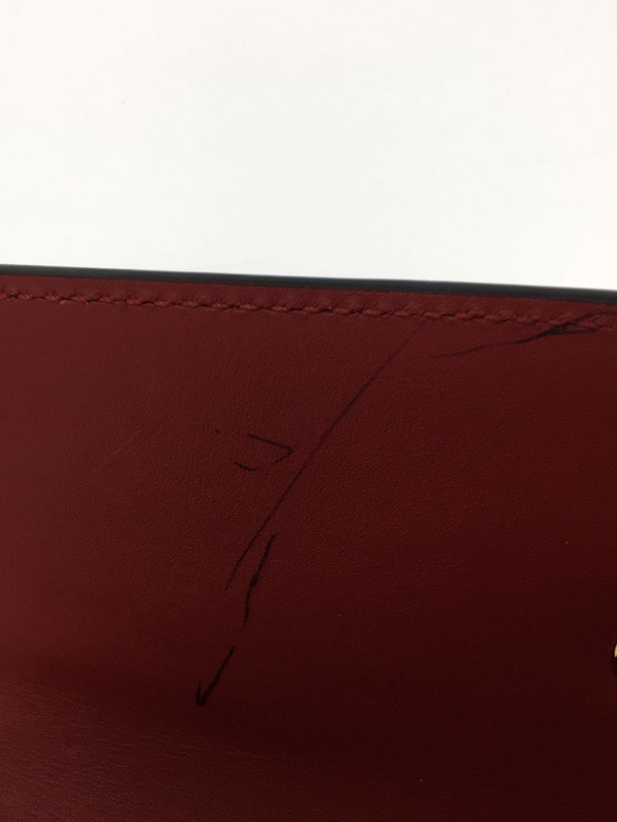 GUCCI◇長財布/レザー/RED/476084・525040/シルヴィ/コンチネンタル