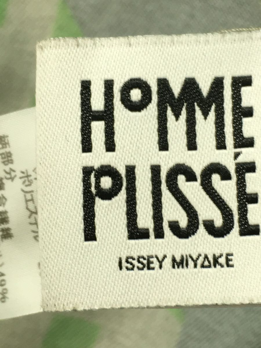 HOMME PLISSE ISSEY MIYAKE◇21SS/BURNT-OUT PRINTED DENIM/ジャケット