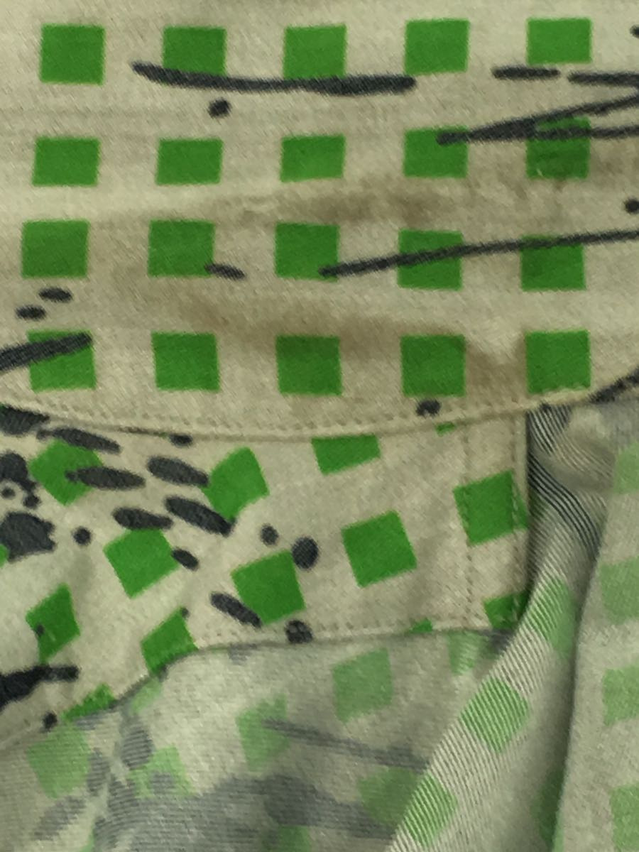 HOMME PLISSE ISSEY MIYAKE◇21SS/BURNT-OUT PRINTED DENIM/ジャケット