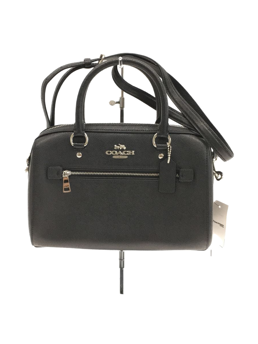 COACH◇コーチ/F79946/ボストンバッグ/レザー/BLK/ブラック/黒