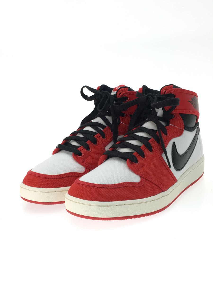NIKE◇AIR JORDAN 1 KO/ハイカットスニーカー/27cm/レッド/DA9089-100