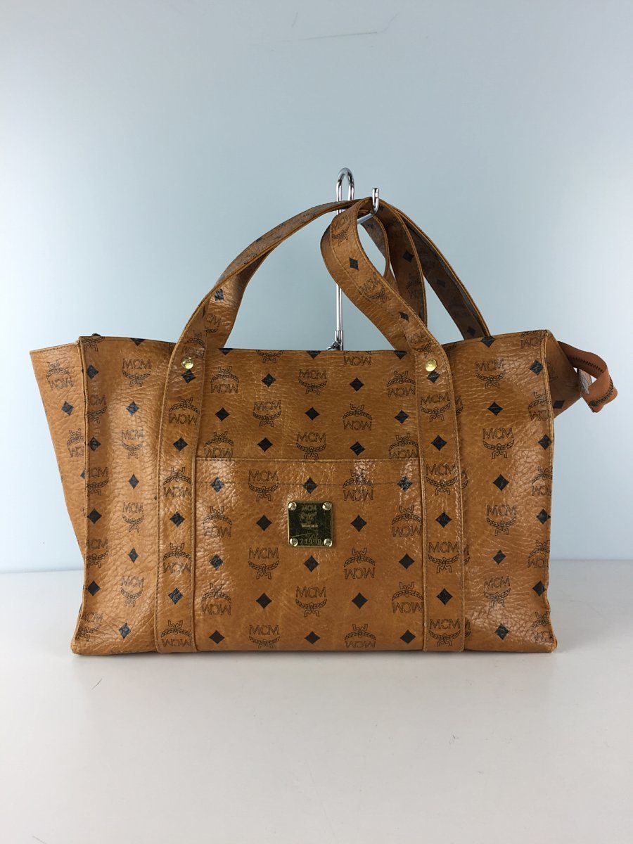 MCM◇トートバッグ/レザー/CML/総柄 en.cheongwoonmexico.com