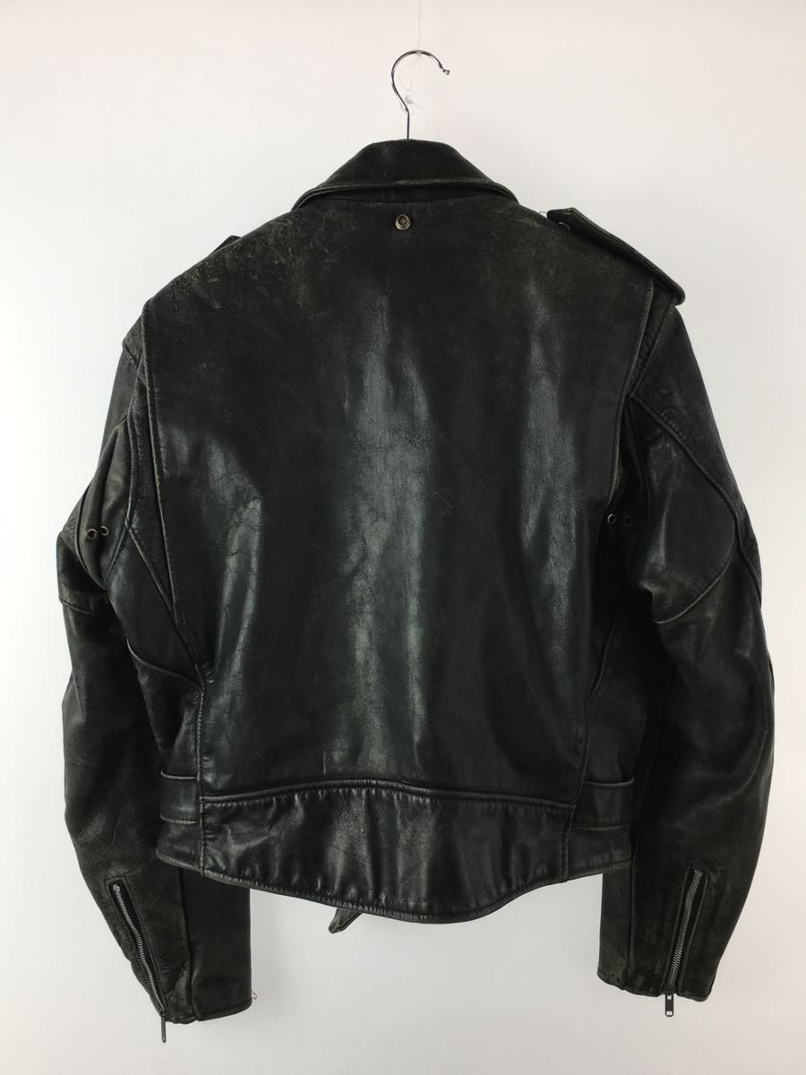 Schott◇ダブルライダースジャケット/40/レザー/BLK bpbd.kendalkab.go.id