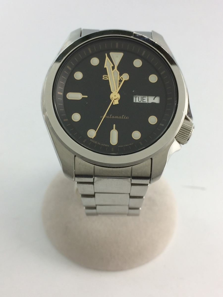 SEIKO◇4R36-08L0/セイコー5/メカニカル/デイデイト/自動巻き腕時計