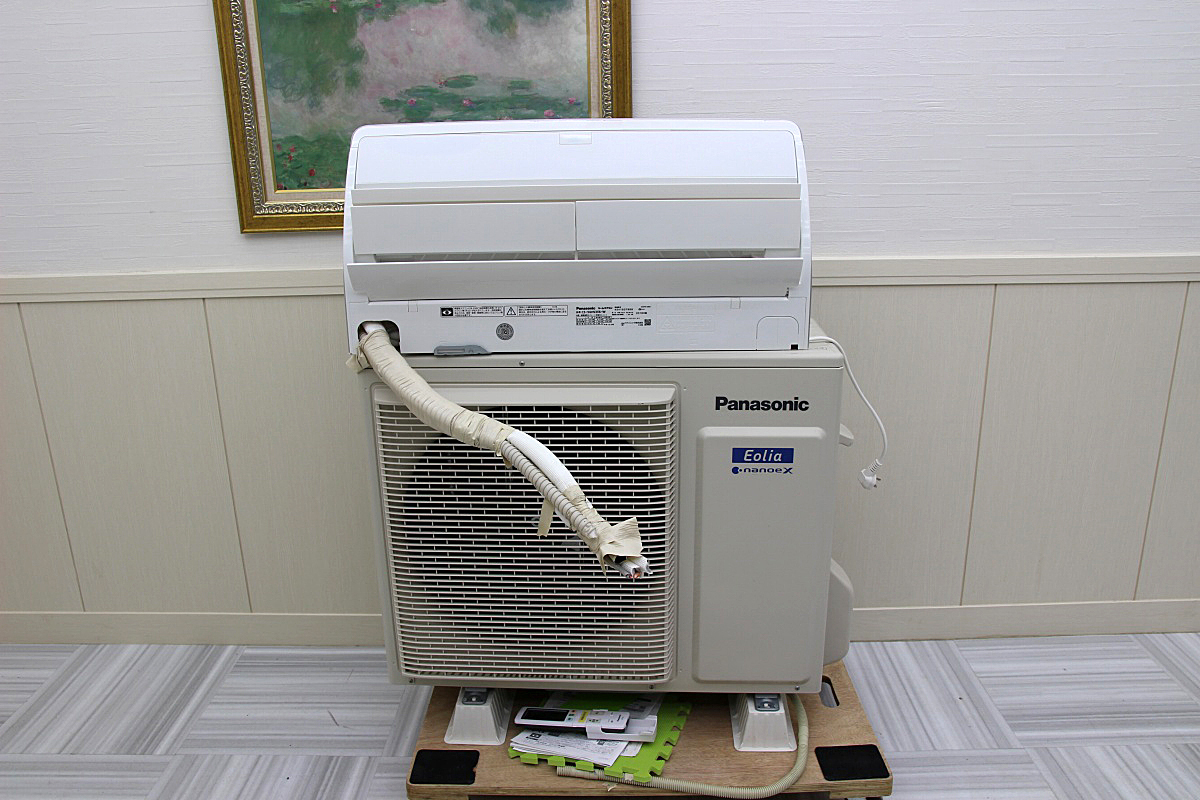 19年製 超美品！パナソニックPanasonic 最上位機種 Eoliaエオリア ルームエアコン 単相200V 5.6kw ハイパワー 大型 20畳 CS-56HV2E6_画像1