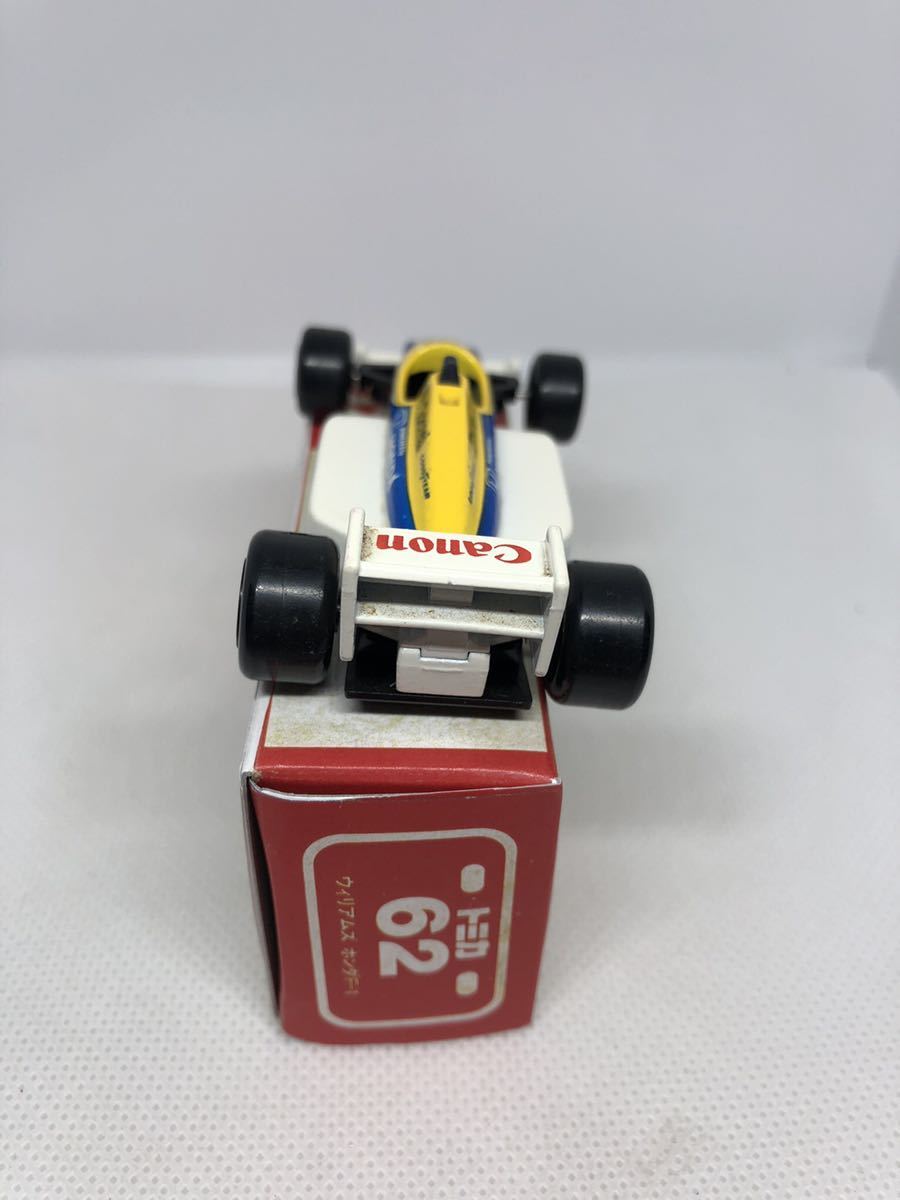トミカ 日本製 赤箱 62 ウィリアムズ ホンダ F1 #6 当時物 絶版 ②