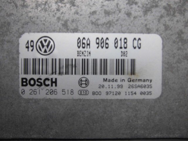 * VW Golf 4 GTI 1J 00 год 1JAGU компьютер двигателя -( наличие No:A14009) (5788)