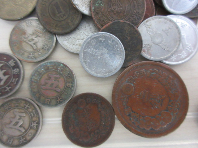 古銭まとめて　約4kg　銀貨、白銅貨など大量セット　お宝探し！　#20258～_画像6