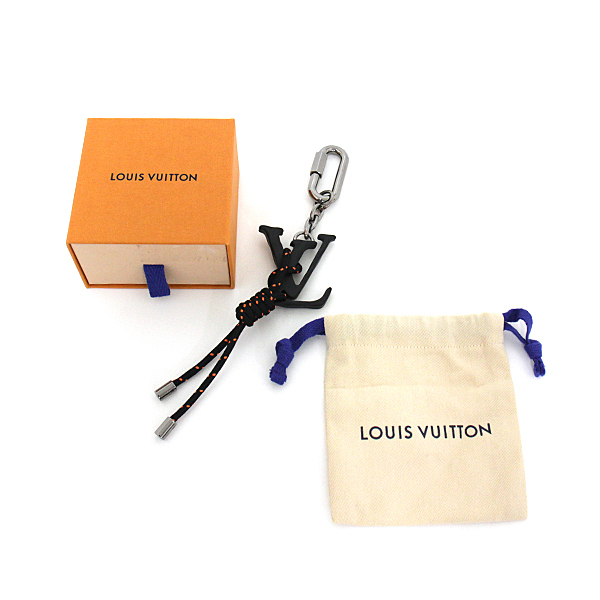  Louis * Vuitton porutokre*LV Shape rope MP2617 key holder bag charm LE1109nowa-ruLV initial unused goods 