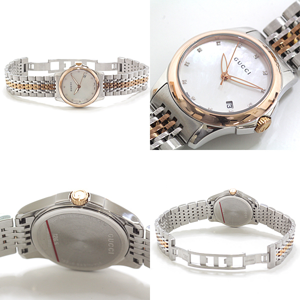 GUCCI グッチ レディース腕時計 Gタイムレス YA126514 12Pダイヤ