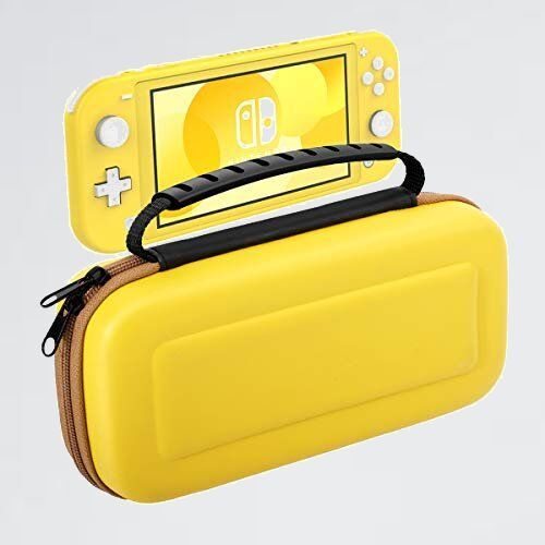 新品 未使用 Switch Nintendo Z-5F 持ち運び便利 Yellow Lite ATiC ニンテンド- スイッチライト 収納バッグ スイッチライト_画像1