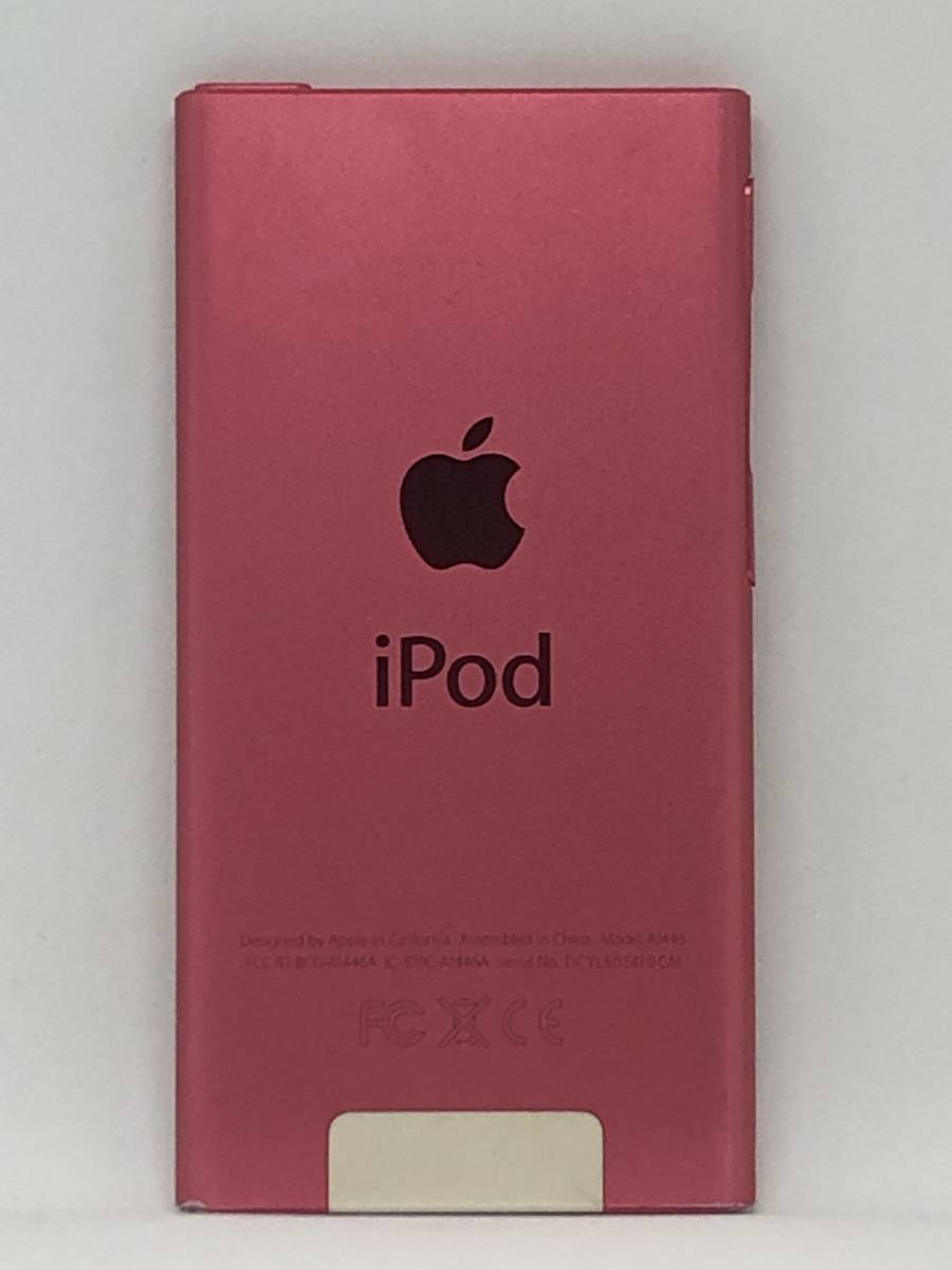 nanoシリーズ最終モデル Apple iPod nano 第7世代 16GB ピンク 品 完動 