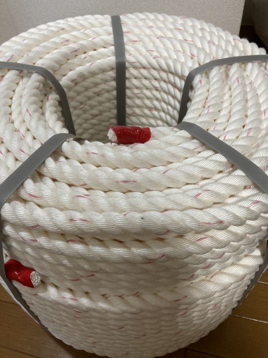 割引クーポン φ20mm トップロープ 東京製鋼繊維ロープ 200m 新品未使用