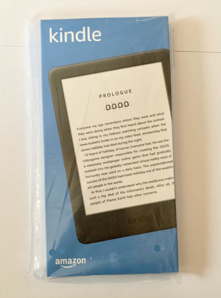  нераспечатанный Kindle 10 поколение 4GB Wi-Fi электронная книга Amazon передний свет черный 