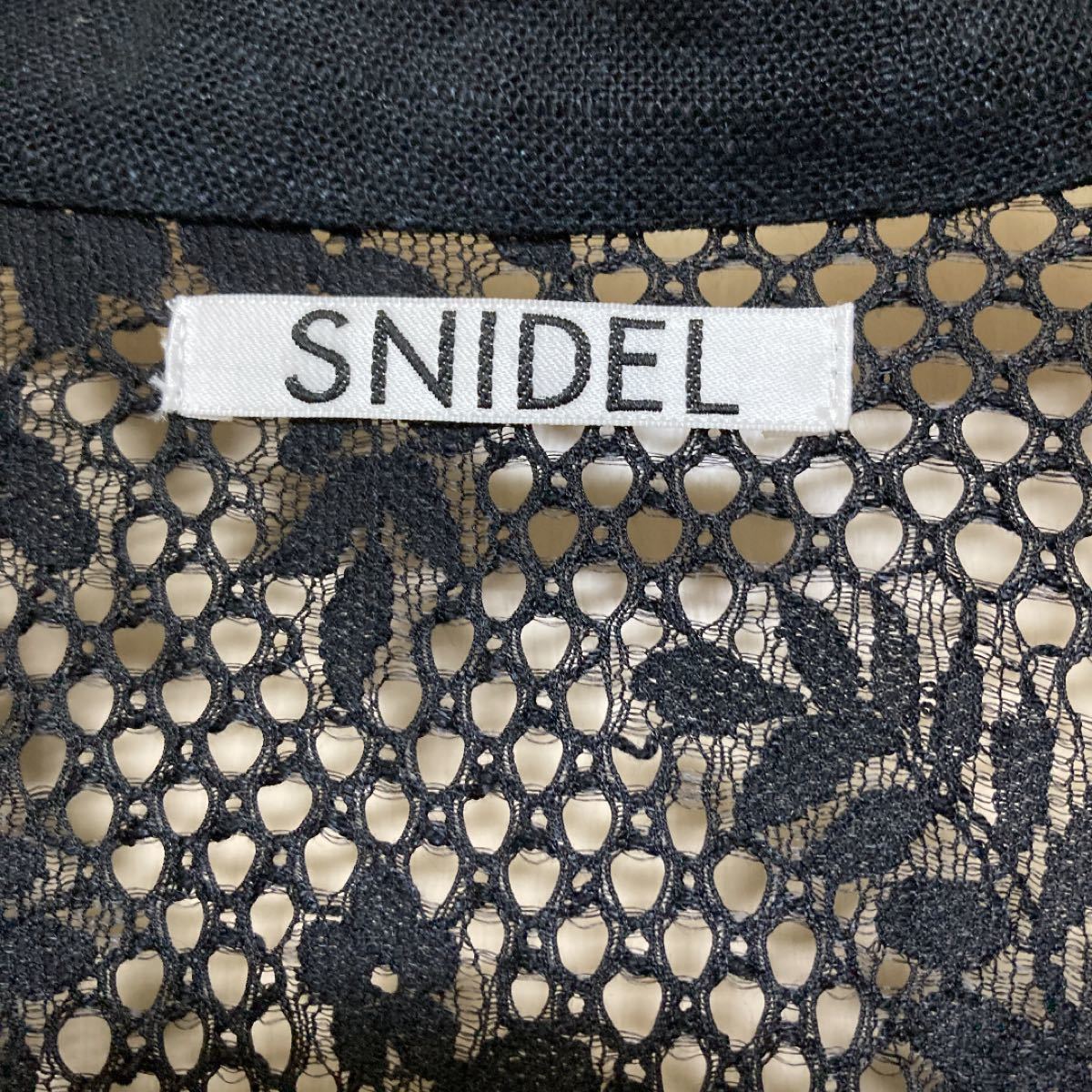 Paypayフリマ スナイデル Snidel 総レースガウン ブラック Free 紐欠品 Paypayフリマ スナイデル Snidel 総レースガウン ブラック Free 紐欠品