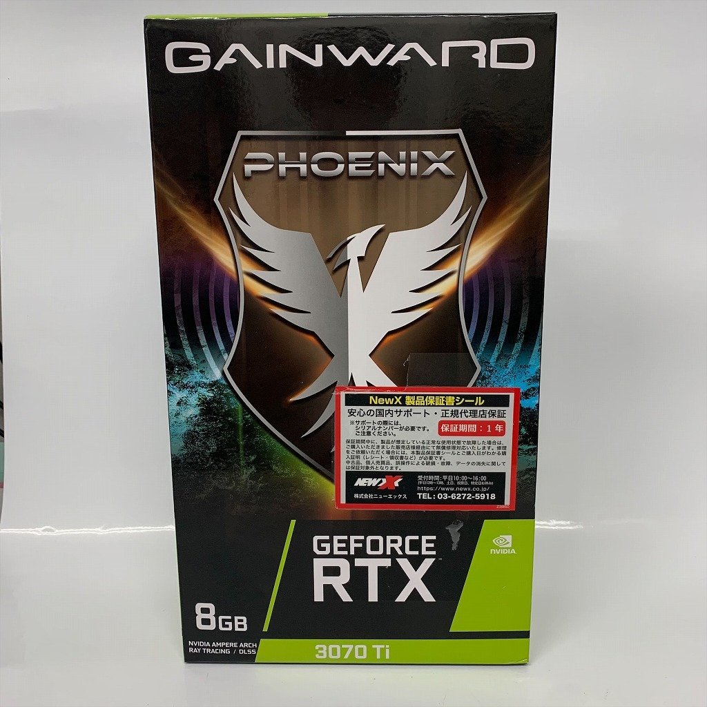 新品未開封品 GeForce Gainward ゲインワード グラフィックボードカード RTX 3070Ti Phoenix 高性能 8686_画像1